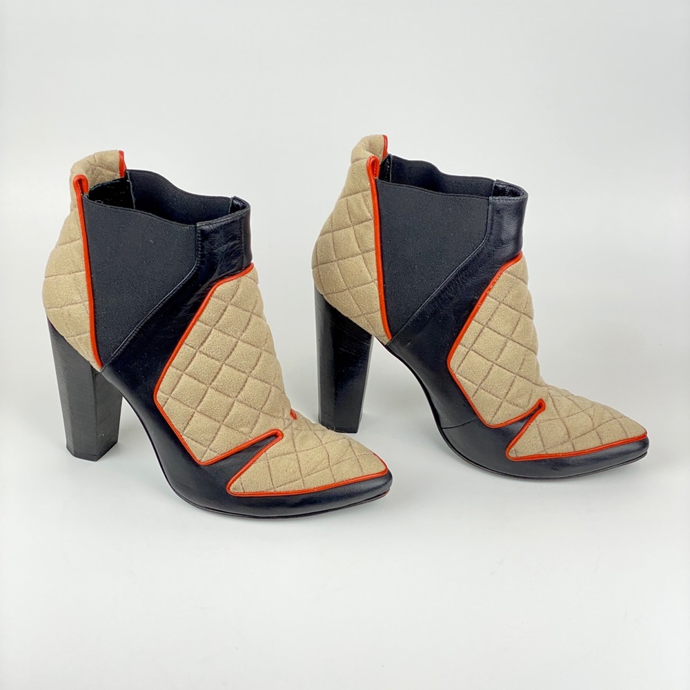 Ohne Titel Leather Quilted Ankle Boots - Picture 3 of 6